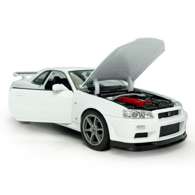 1/24 Scale Nissan Skyline GT-R (R34) Model Car Diecast