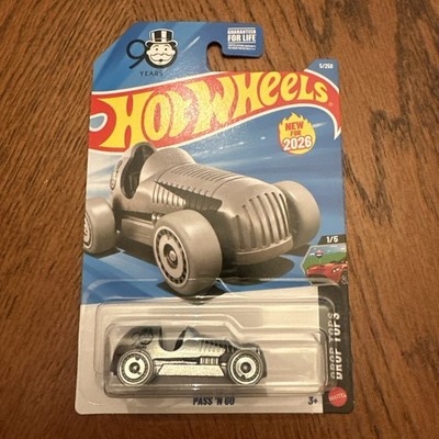 2026 Hot Wheels Drop Tops 1/5 90 Years Monopoly Pass  n Go First Edition 