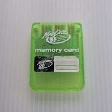 Mad Catz Memory Card PS1 Neon Green Playstation One