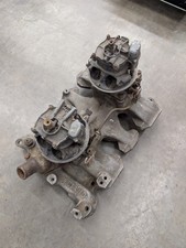 O4d Weiand Dual Quad W Holley 4000 Teapot Carburetors 1953 - 1963 Olds 303 323 O4d Weiand Dual Quad W Holley 4000 Teapot Carburetors 1953 - 1963 Olds 303 323