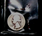 1936-D SILVER WASHINGTON HEAD QUARTER - GRADES - "VERY GOOD"