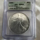 1994 American Silver Eagle ASE S$1 ICG MS69 MS-69!