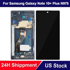 For Samsung Galaxy Note 10 Plus N975U N976 OLED LCD Touch Screen Digitizer Frame