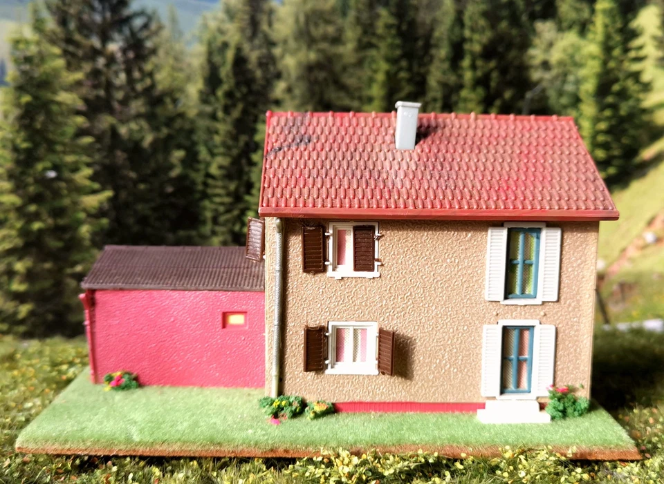 Wiad H0 Holz Plastik 1061 Post Postamt Haus alt antik 50er Jahre - Bild 4 von 4