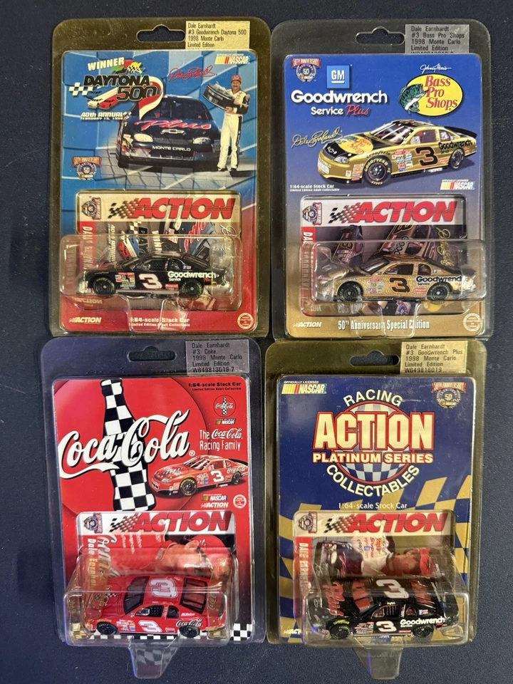 Dale Earnhardt Sr Action 1:64 Scale Diecast NASCAR Collection.  38 Pieces Total. - Image 3 of 4