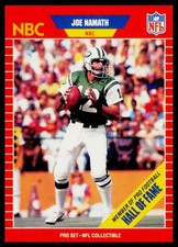 1989 Pro Set Football Announcer Set - Joe Namath #25