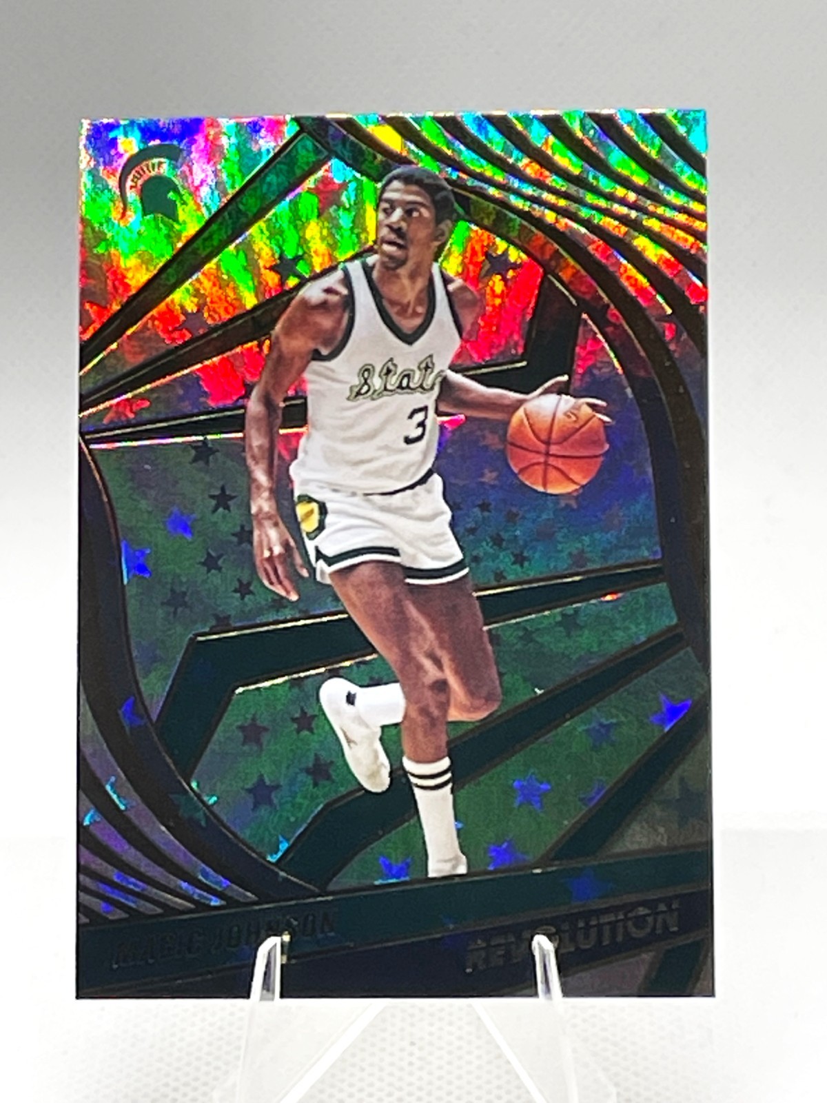 2022 Panini Chronicles Revolution Draft Picks Magic Johnson #96 ASTRO Spartans