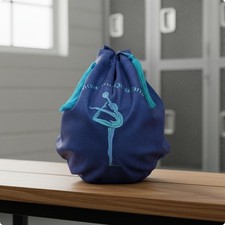 Gymnastikballtasche bestickt Gymnastikbeutel samtartig