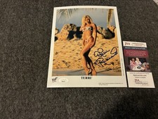 Terri Runnels Signed 8x10 Photo Jsa Coa Wwf Wwe Autograph Diva Sexy