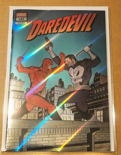 Daredevil # 183 Vs Punisher Whatnot Exclusive PRISM FOIL Ltd 600 Marvel Comics