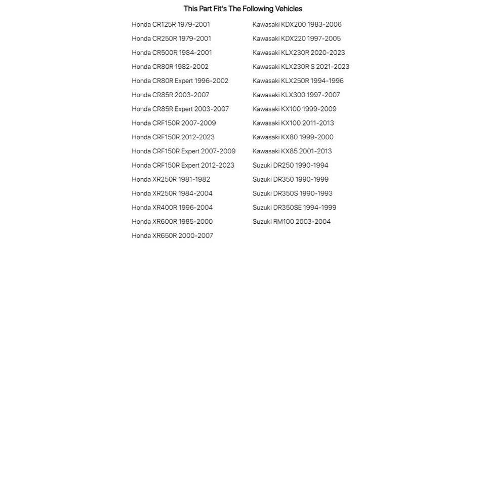 Kit de llave dinamométrica de radios Tusk para HONDA XR650R 2000-2007 Foto 4 de 4