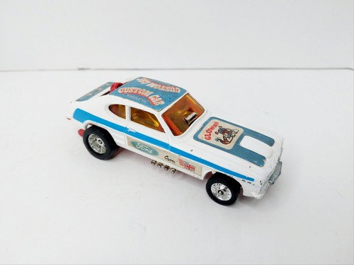 Vintage 1970er Corgi 163 Gloworm Santa Pod Dragster Spielzeug Sammlerstück England Whizz - Bild 5 von 10