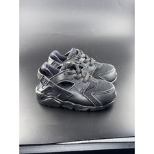 Nike Air Huarache Run Triple Black TD Sz 5C