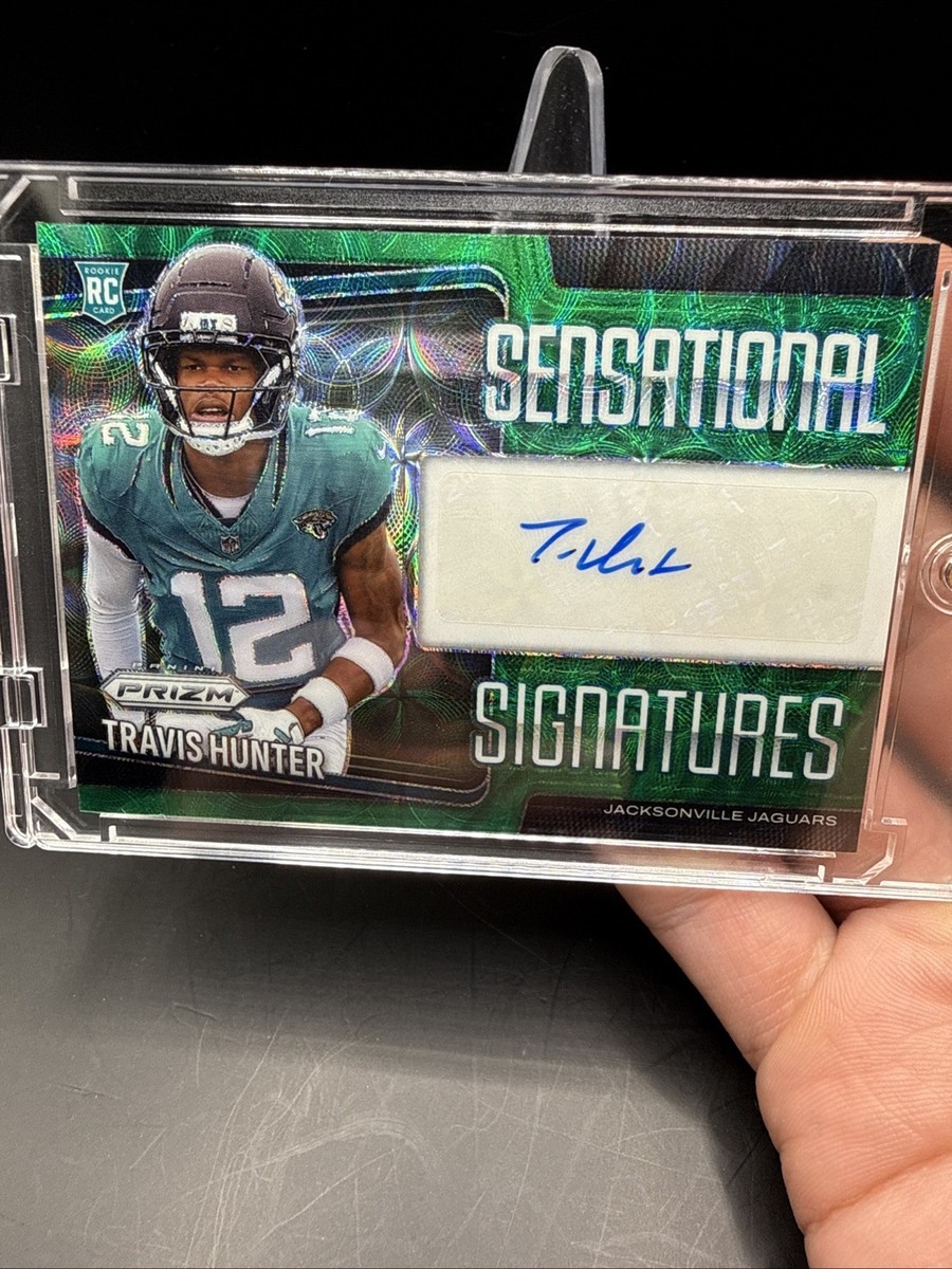 2025 Prizm Sensational Signatures Rookie Auto /75 Travis Hunter