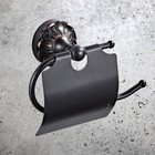 Retro Schwarz Kupfer Toilettenpapierhalter Wasserdichte Einzelrolle