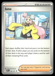 Iono 080/091 Paldean Fates Uncommon Trainer Supporter