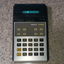OMRON 140M Calculator Fluorescent Display Showa Retro Style
