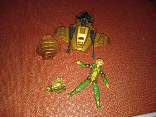 GI Joe Cobra Emperor Serpentor Air Chariot vintage 1986 Hasbro w/ figure