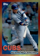 Starlin Castro RC 2010 Topps Red Hot Rookies Exchange Rookie