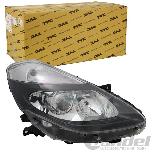 TYC H7/H1/H7 Scheinwerfer Links Passend FüR Renault Clio | 20-12118-05-2-image