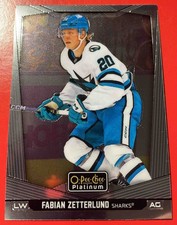 2024-25 O-Pee-Chee Platinum Fabian Zetterlund #55 Sharks