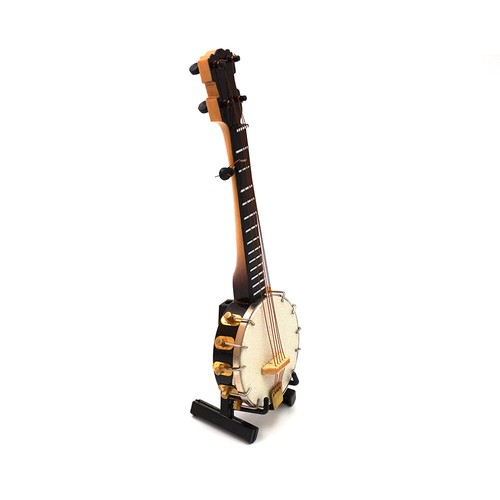 Miniatur Banjo Modell mit Tragetasche für Dollhouse bjd ob11 Actionfigur - Bild 5 von 7