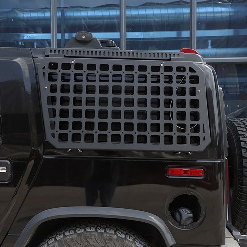 For Hummer H2 SUV 2003-2009 Aluminum Car Left Rear Window Fold Table Molle Rack - Picture 3 of 12