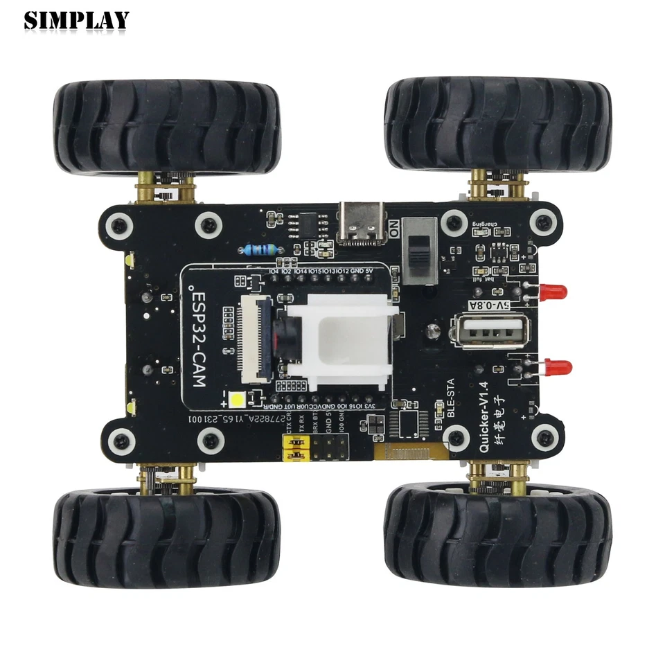 WiFi Robot Car with Camera Open Source ESP32 for Arduino Programming Quicker - Image 3 of 4