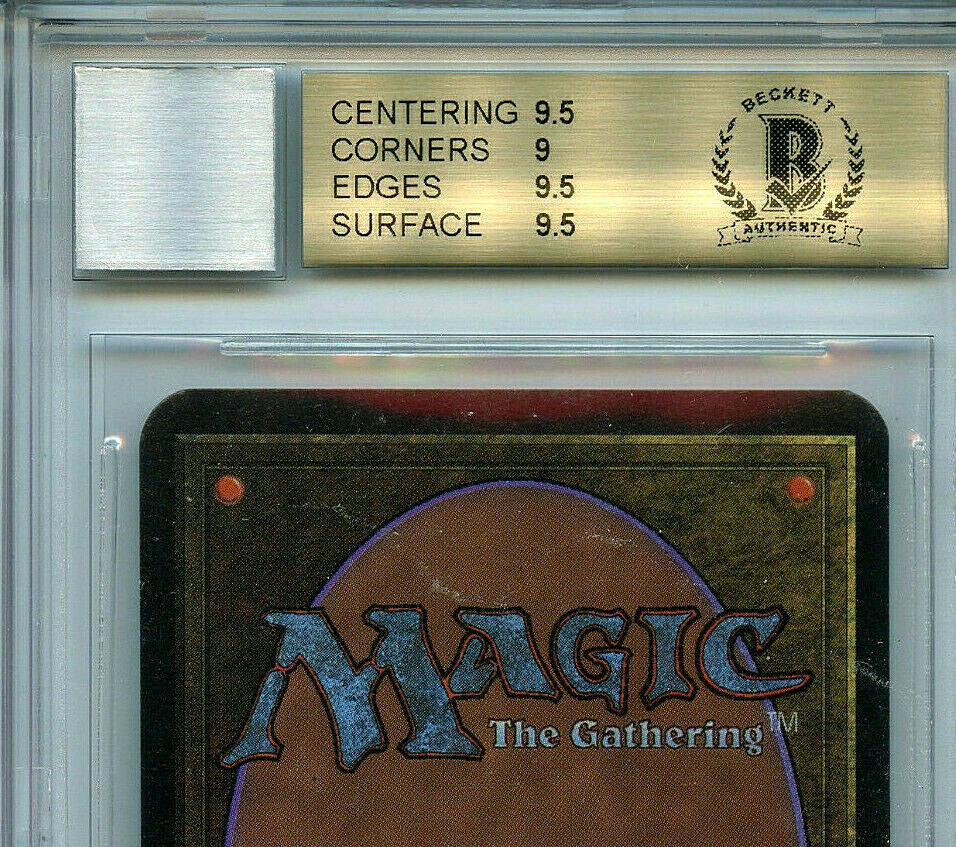 MTG Alpha Black Lotus BGS 9.5 Gem Mint BAS Rush Signed Magic MTG Alpha Black Lotus BGS 9.5 Gem Mint BAS Rush Signed Magic
