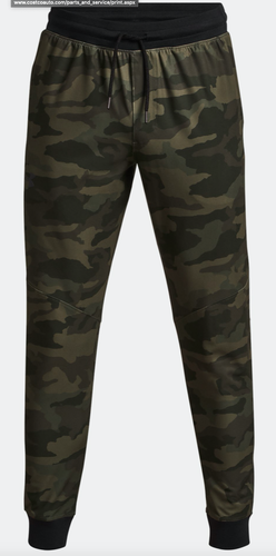 Under Armour Men's UA Sportstyle Elite Printed Joggers 1379663 390 Green NWT - Picture 1 of 7