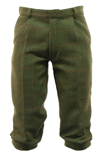 Men's Dark Derby Tweed Plus Fours Breeches Breeks Trousers Hunting Shooting New - Picture 1 of 3