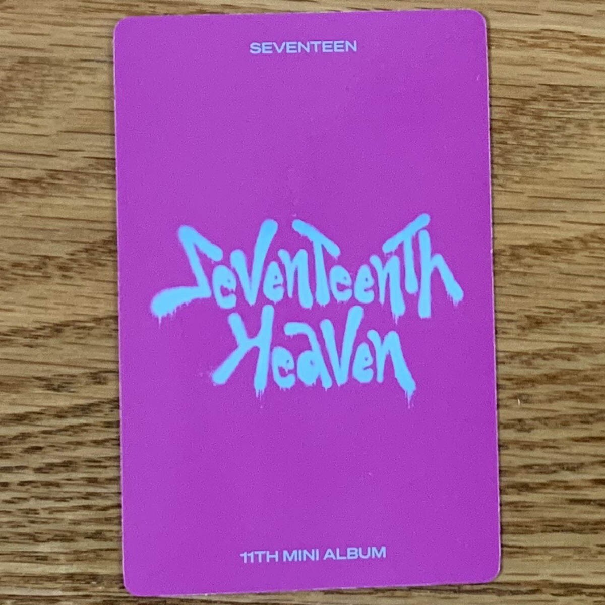 Jun Official Photocard Seventeen 11th Mini Album Heaven SVT