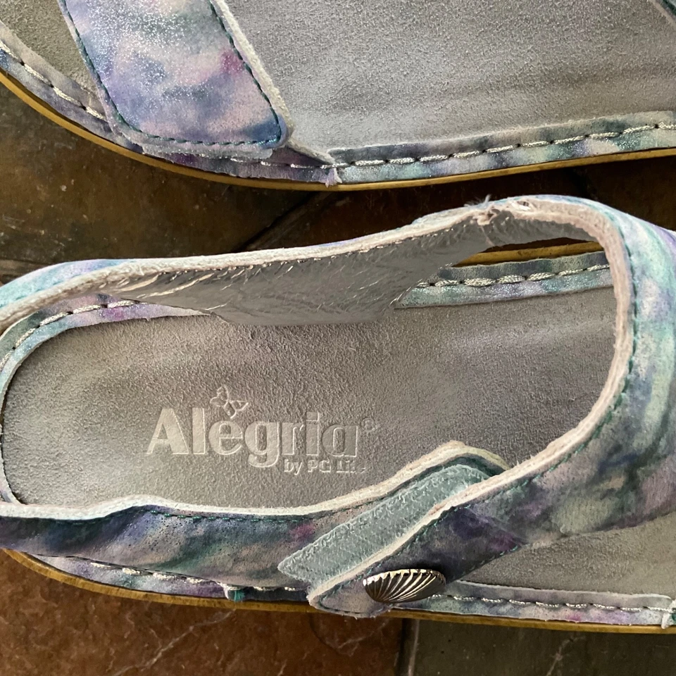 Sandalias de plataforma Alegria Ken 298 para mujer zapatos talla 40 o EE. UU. 9 a 9,5 Foto 4 de 4