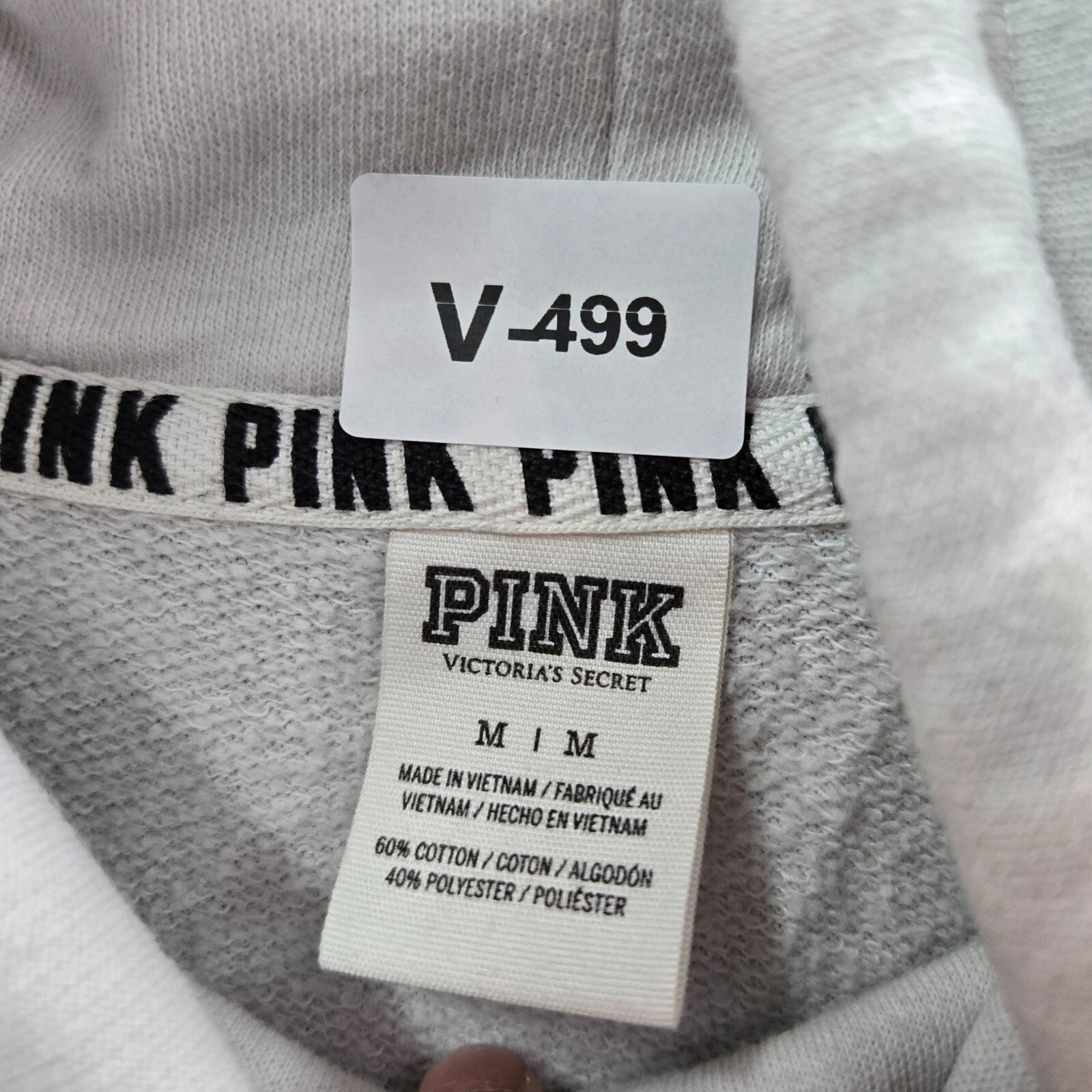 victoria-secret-vs colorblock cowl neck sweatshirt