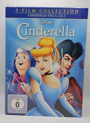 Disney 3-Film Collection: Cinderella (DVD Set | Teil 1, 2 & 3 | NEU & OVP)