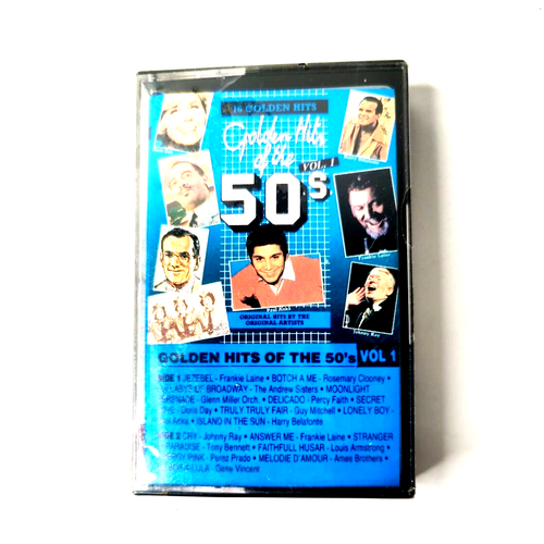 16 Golden Hits of the 50s Vol 1 Tape Sealed Frankie Lane Louis Armstrong Vintage