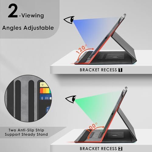 Universal 11 inch Tablet Case, Leather Protective Cover for - Bild 6 von 7