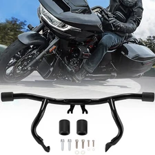 Flat-out Front Engine Guard Crash Bar For Harley Touring Road Street Gilde 2014+