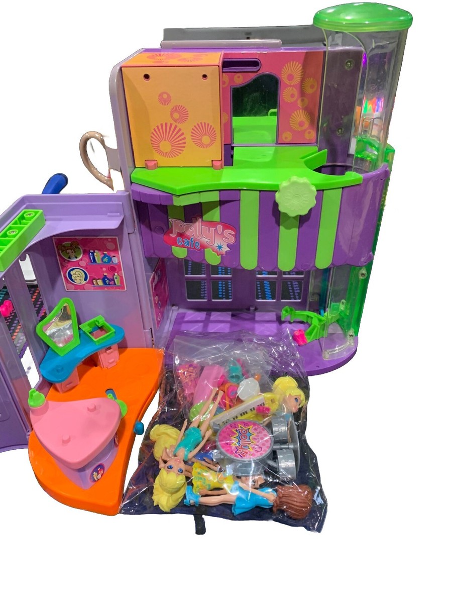 Polly Pocket Fashion Dolls Lot Rubber Clothes Vintage 2000s Cafe