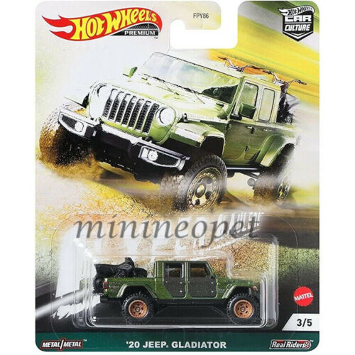 HEISSRÄDER GRJ86 CULTURE HYPER SCHLEPPER 2020 JEEP GLADIATOR 1/64 DIECAST GRÜN - Bild 2 von 2