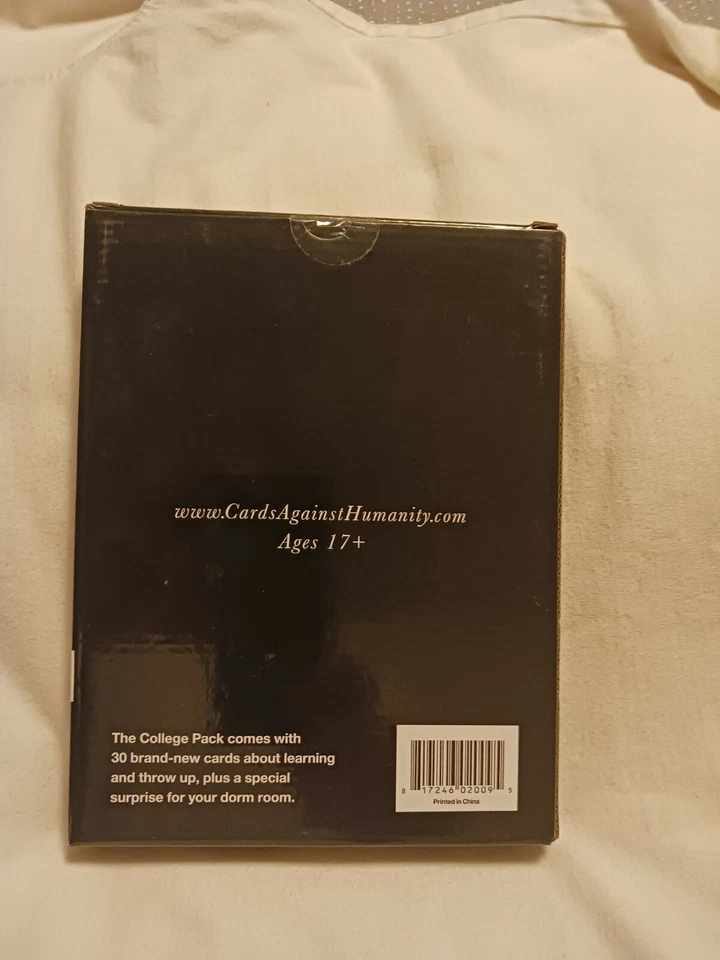 Cards Against Humanity Card Game COLLEGE Expansion Pack 30 Cards+ Poster **NEW** - Image 2 of 2