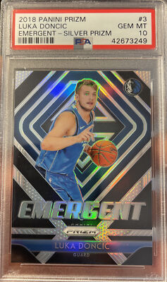 PSA 10 Luka Doncic Rookie 2018-19 Panini Prizm Emergent SILVER