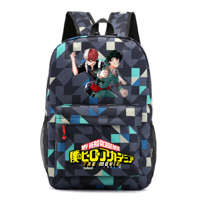 My Hero Academia Anime Casual Backpack School bag Laptop Knapsack Travel  bags | eBay