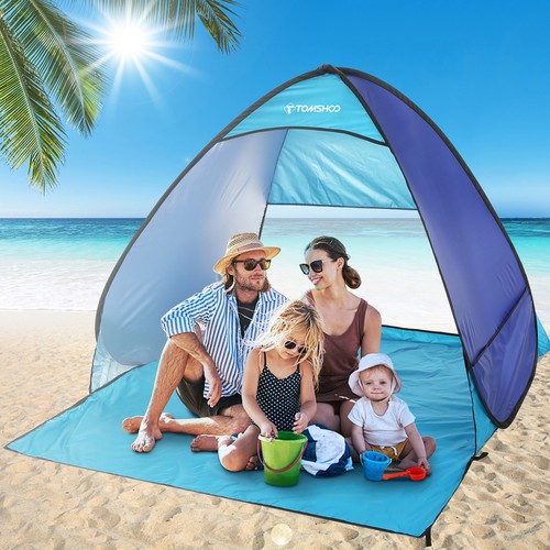 Automatic Instant Beach Tent Lightweight Beach Shade O8D2 - Picture 8 of 11