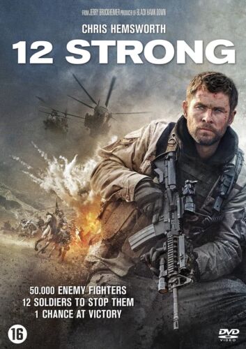 12 strong (DVD) Chris Hemsworth Michael Shannon Michael Peña (UK IMPORT) - 第 1/2 張圖片