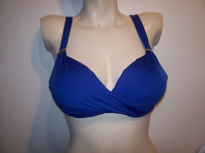 royal blue underwire bikini