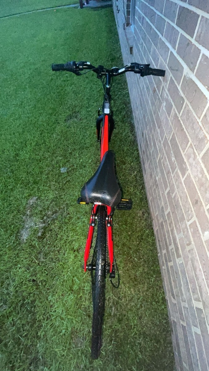 Hyper Bicycles SpinFit 700c Men's Hybrid Bike - Black/Red | eBay