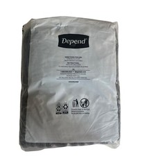 Depend Real-Fit Underwear Mens L/XL 26 Ct Black Maximum Absorbency