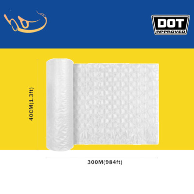2Rolls 984ftx16'' Air Cushion Machine Film Air Bubble Pillow Wrap Packing Padding