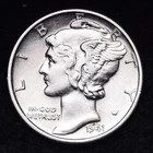 1941-D Mercury Silver Dime AU FREE SHIPPING